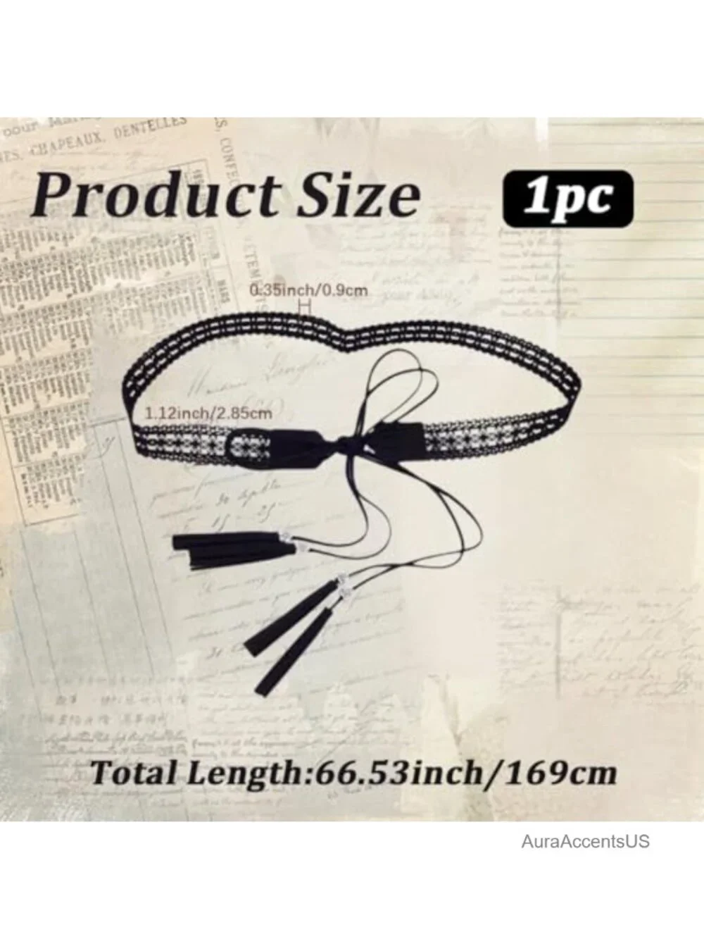 Woven Tassel Belt for Women PU Leather Boho Knotted Waistband Vintage Macrame